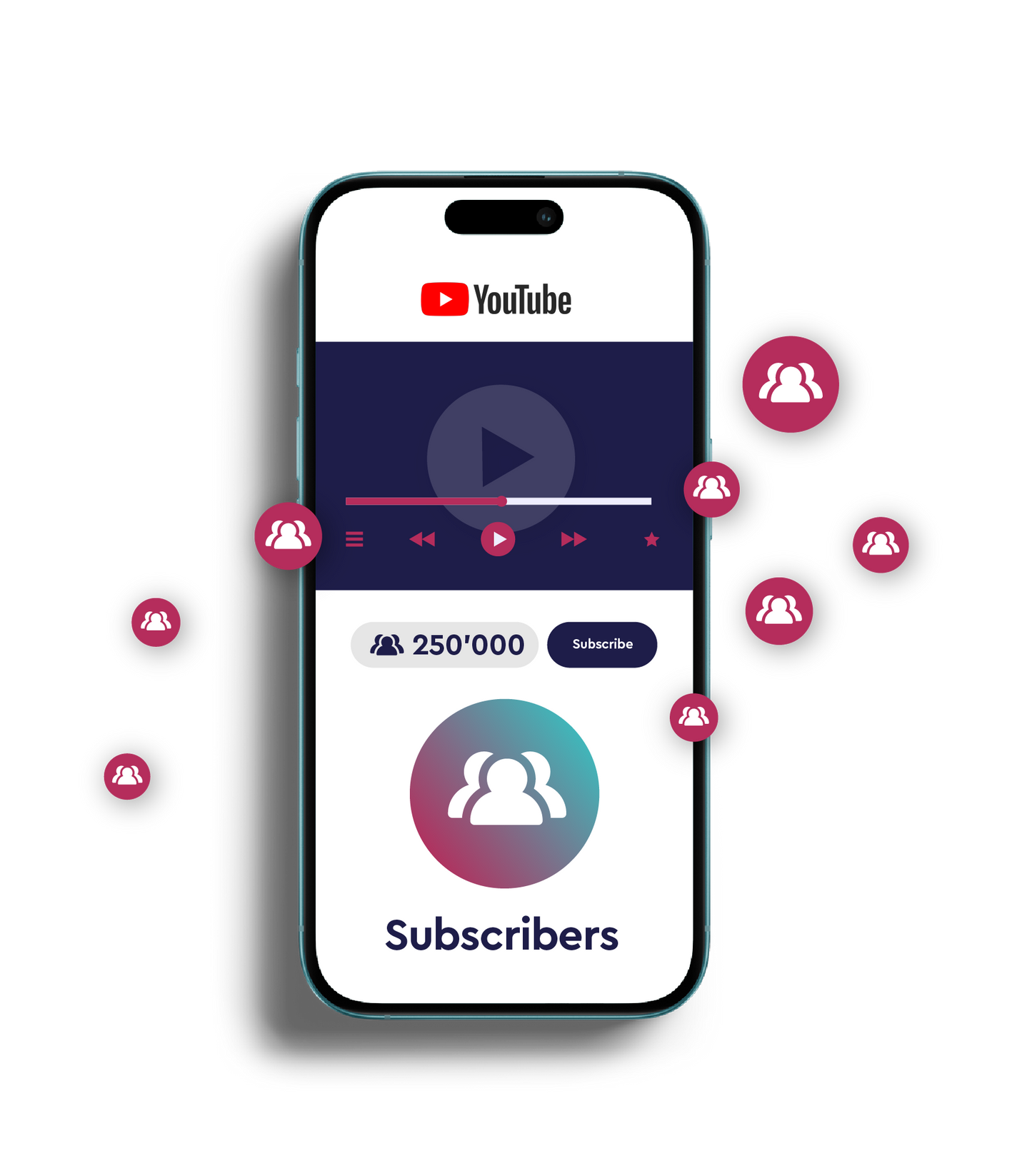 YouTube subscribers